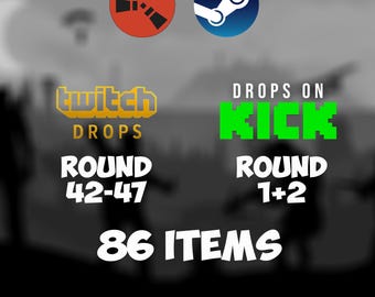 Rust Twitch i Kick Drops – wszystkie dostępne rundy – 86 przedmiotów/skórek