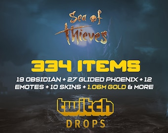 Sea of Thieves 334 Items Twitch Drops: Gilded Phoenix Set & More