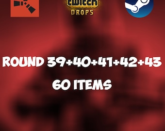 Rust Twitch Drops - Round 39 + 40 + 41 + 42 + 43 - 62 Items/Skins