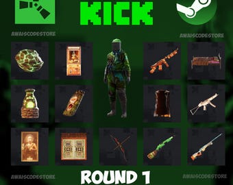 Rust Kick Drops - Round 1 - 14 Items/Skins Ready