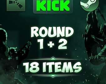 Rust Kick Drops - Round 1 + 2 - 18 Items/Skins Ready