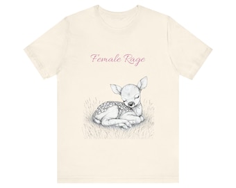 Female Rage Art Tee: Unisex Jersey Short Sleeve Shirt