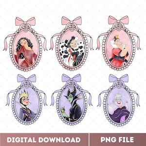 Magical Mirror Bow Png, Villain Princess Coquette Png, Family Vacatio, Family Trip, Watercolor Villain Coquette Bow Png, Instant Download