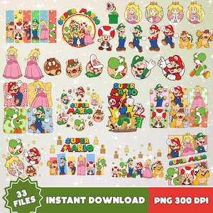 Mario Retro Png, Amigos de Super Mario Png, Archivo Digital