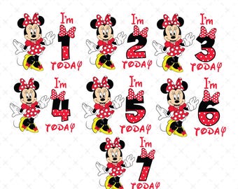 Bundle Mouse Birthday Girl Family Png, Happy Birthday Png, Birthday Squad, Family Bundle Birthday Girl Png, Digital File