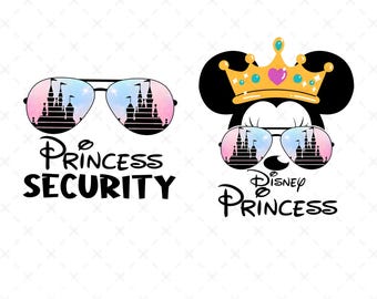 Princess Security Png, Mouse Princess, Family Trip Png, Security Png 2025, Princess Png, Digital Download
