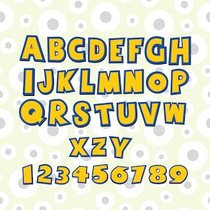Woody Buzz Doodle Alphabet Svg Png Bundle, Toy Story Font, Toy Story Digital Papers, Birthday Party Design, Toy Story Clipart, Digital File image 5