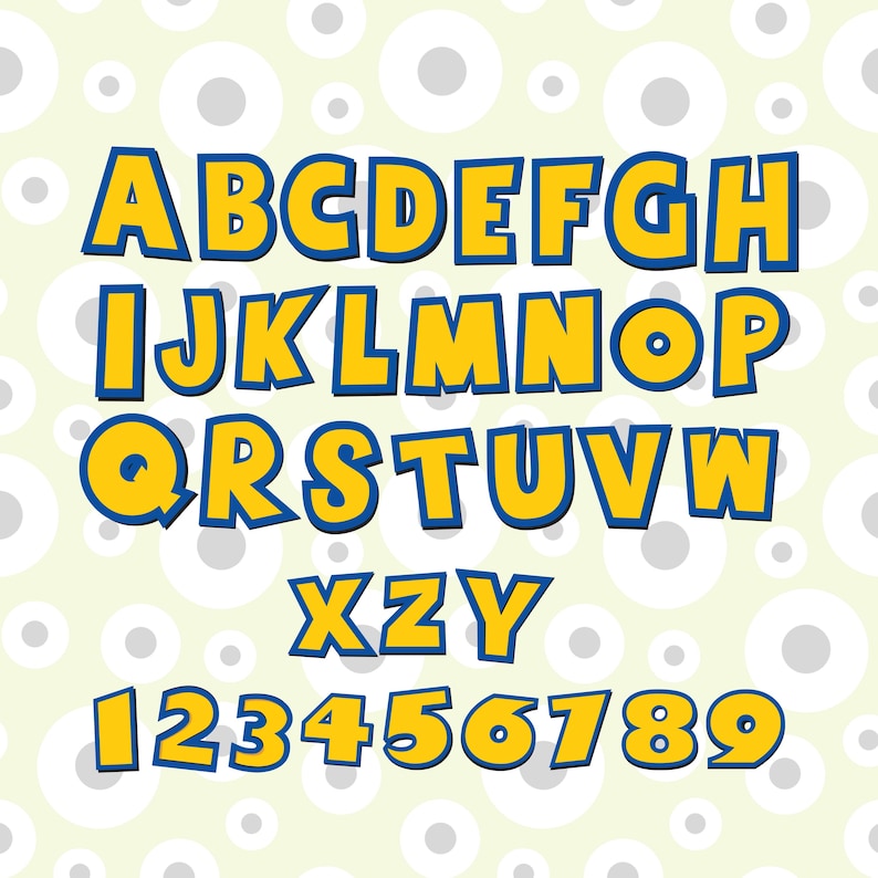 Woody Buzz Doodle Alphabet Svg Png Bundle, Toy Story Font, Toy Story Digital Papers, Birthday Party Design, Toy Story Clipart, Digital File image 5