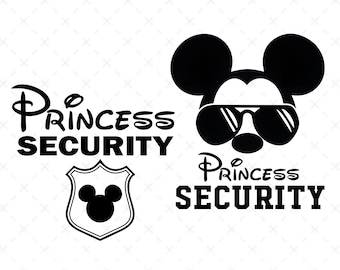 Princess Security Png, Funny Dad Png, Family Trip Png, Boy Friend Security Png, Funny Girl Quote Png, Mouse Ear Svg, Png, Digital File