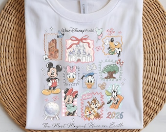Mouse and Friends Png, The Most Magical Place On Earth Png, Mickey and Minnie, Family Trip Png, Family Vacation, Digital Download