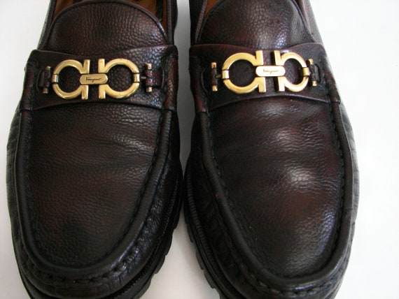 Vintage Men's Ferragamo Brown Loafer 