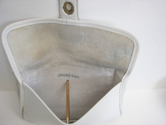 Bonnie Cashin Coach White Shoulder/Clutch Crossbo… - image 6