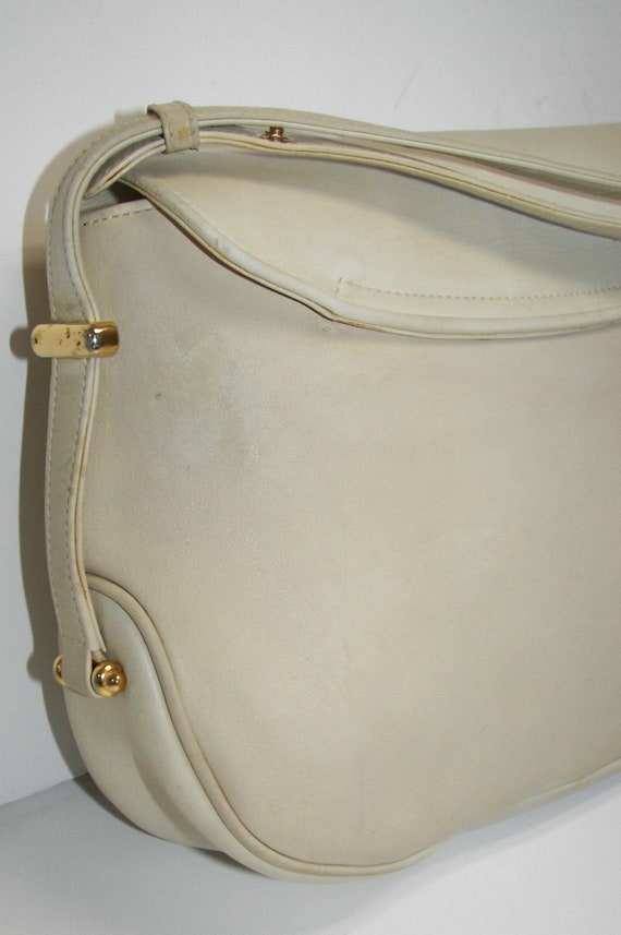 Rare Authentic Soft Ruched Leather 1960s Gucci Be… - image 10