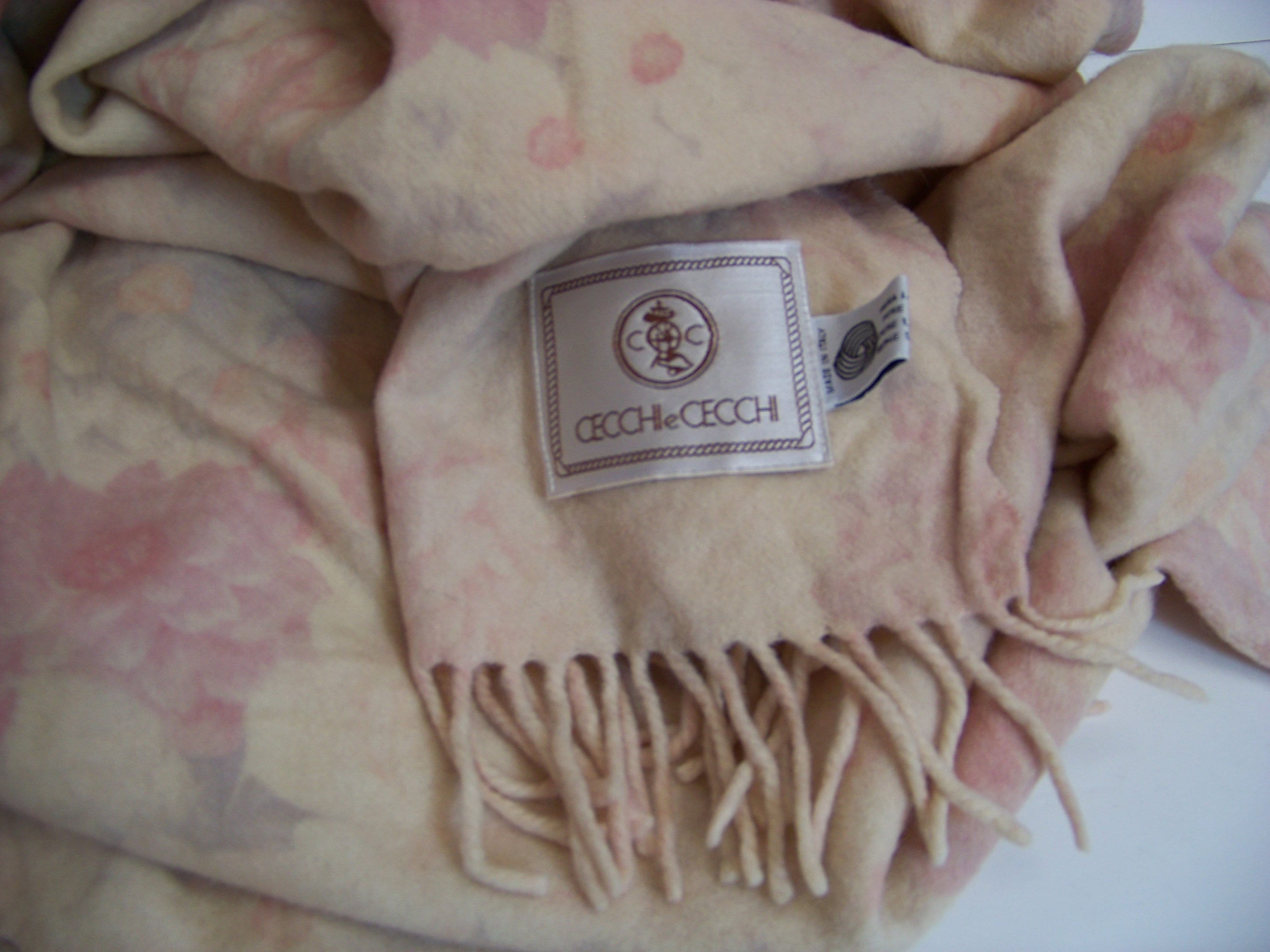 NWT Tessile Chiti Throw Blanket 100% Wool Warm 51 x 67 Made in Italy