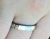 Moon Phase Ring Rose Silver Gold Ring Moon Phase Ring Stack Ring Moon Phases Ring Silver Moon Phases Rose Moon Phases Gold Moon Phases Ring