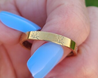 Anillo con cara de gato - Anillo de gatito - Regalo delicado para amantes de los gatos - Oro y plata
