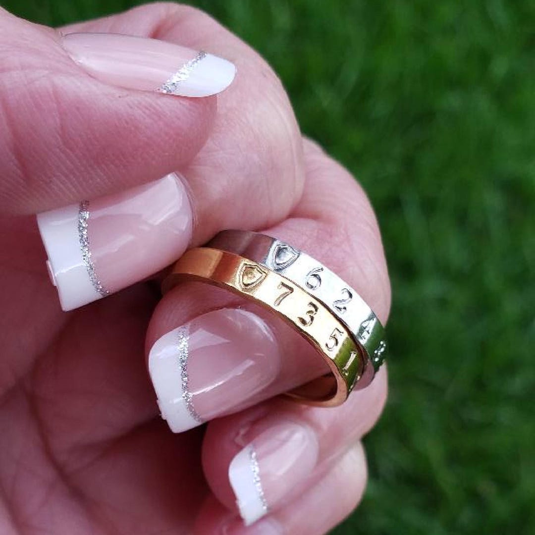 Personalized Police Badge Ring • Stainless Steel Law Enforcement ...