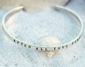 Personalized Stack Bracelet Personalized Jewelry Engraved Personalized Gift For Her Friendship Encouragement Bracelet Inspirational Word