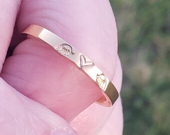 Miscarriage Ring Miscarriage Gift In Memory Gift Memorial Ring Angel Baby Ring Angel Wing Ring Infant Loss Ring Infant Loss Gift Stack Ring