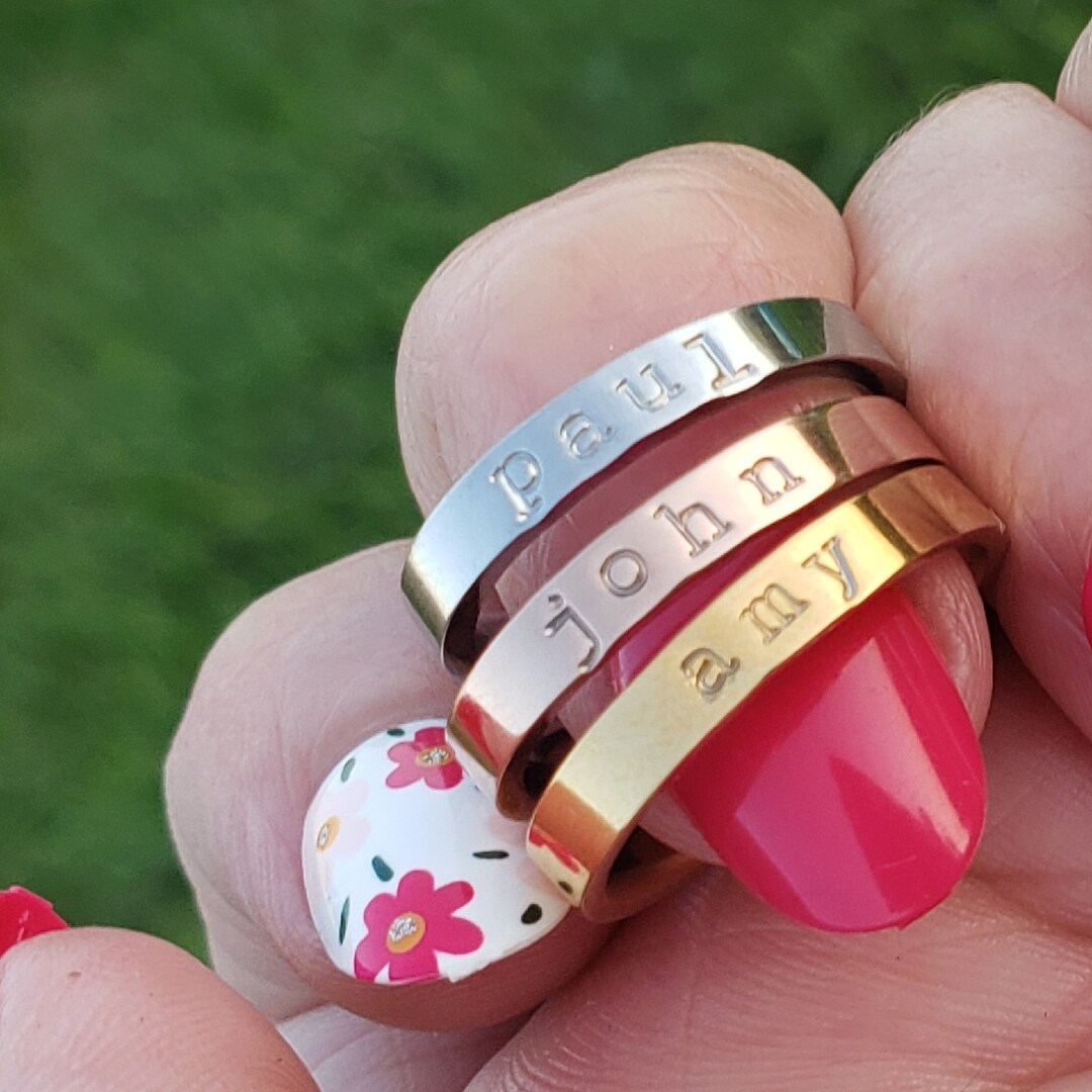 Custom Ring Personalized Jewelry Memorial Jewelry Etsy