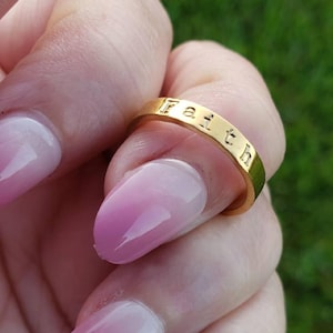 Grace and Glory · Psalms 84:11 · Fight on My Knees · Religious Ring · Christian Ring · Faith Gift · Personalize Jewelry · Personalize Ring