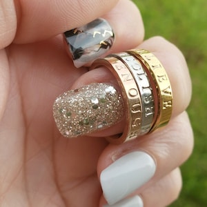 Custom Rings · Name Rings · Stainless Steel Ring · Custom Rings · Name Ring · Personalized Rings · Rings For Women · Mothers Ring