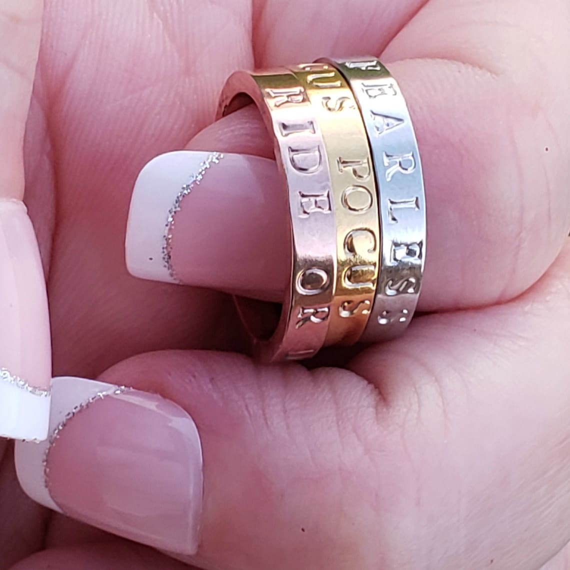 Personalized Stack Rings