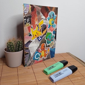 Quaderno Pokémon (Pikachu, Squirtle, Bulbasaur, Charmander)
