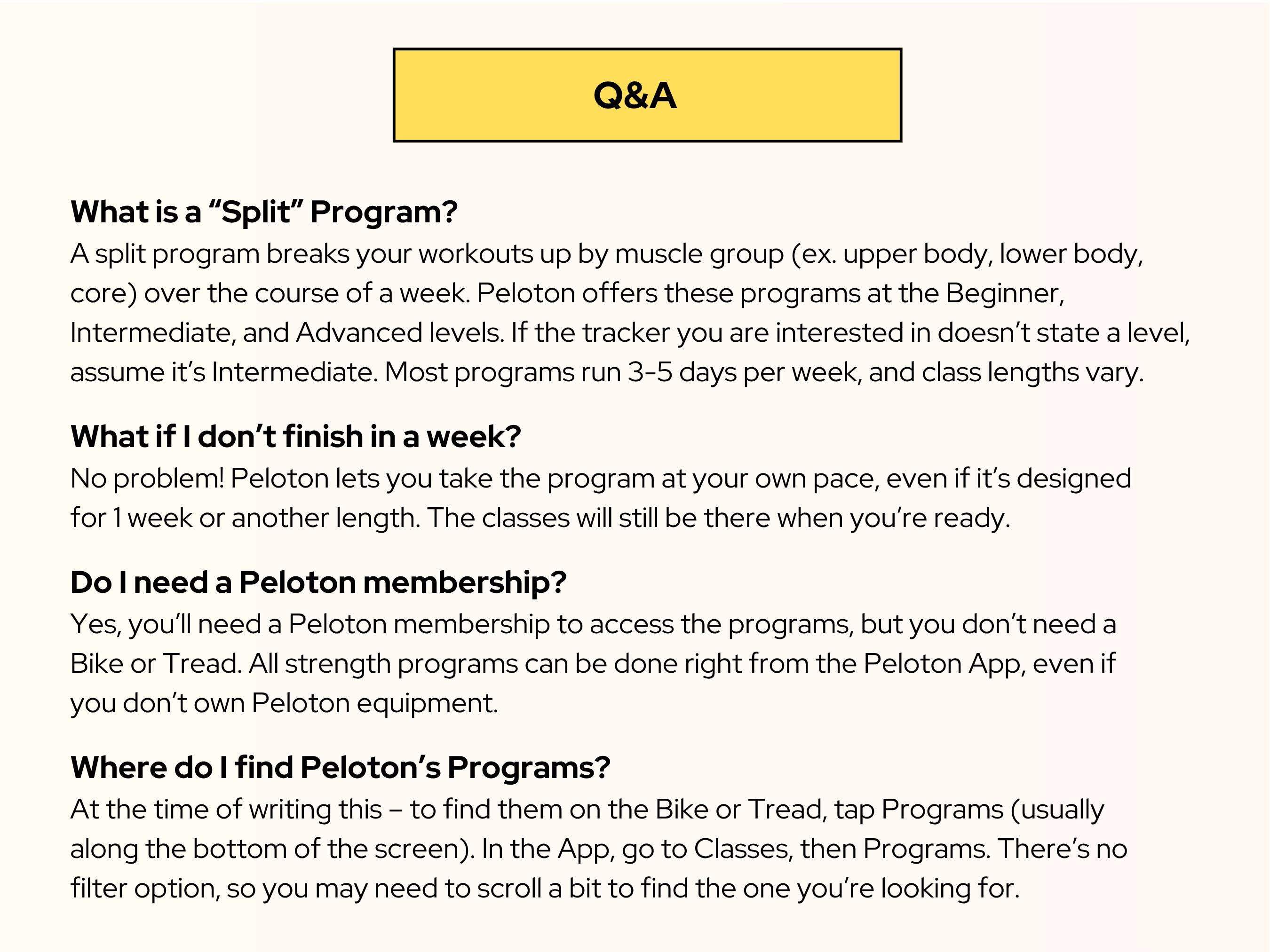 Ben Alldis Peloton Tracker: Intermediate 5-day Split Program - Etsy