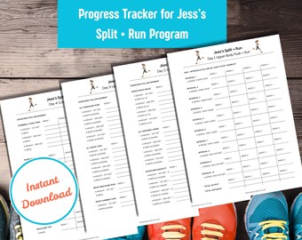 Jess Sims Peloton Tread Bootcamp Tracker: Strength & Run Program (PDF Download)