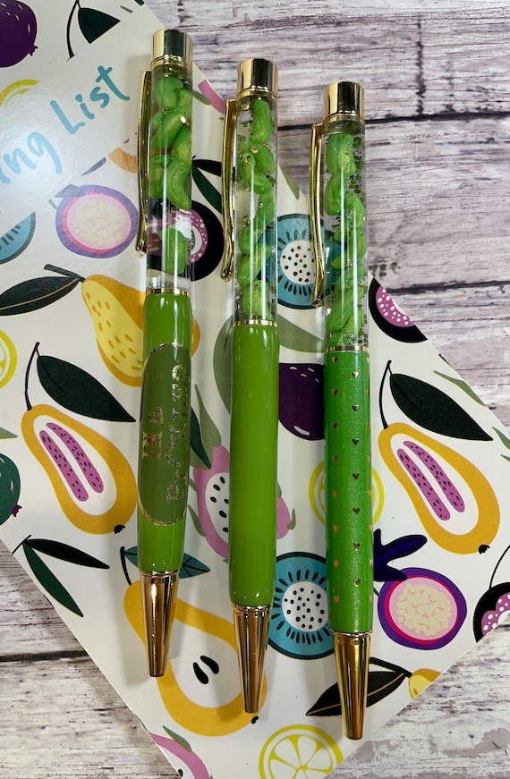 Pickle pen, pickle lover's ballpoint pen, green dill pen