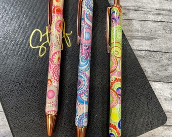 Mandala Ballpoint Pen: Refillable Clicker Pen