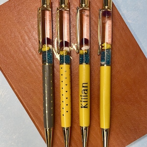 Rubber Duck Float Pen: Handmade Polymer Clay Ducks, Refillable Ballpoint