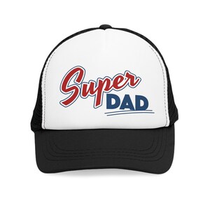 Super Dad Mesh Cap | Perfect Gift for Father&#39;s Day, Birthday, Dads, Casual Wear, Outdoor Activities, Family Events