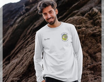 Rick And Morty Official 'Nobody Exists' White Graphic Long Sleeve T-shirt
