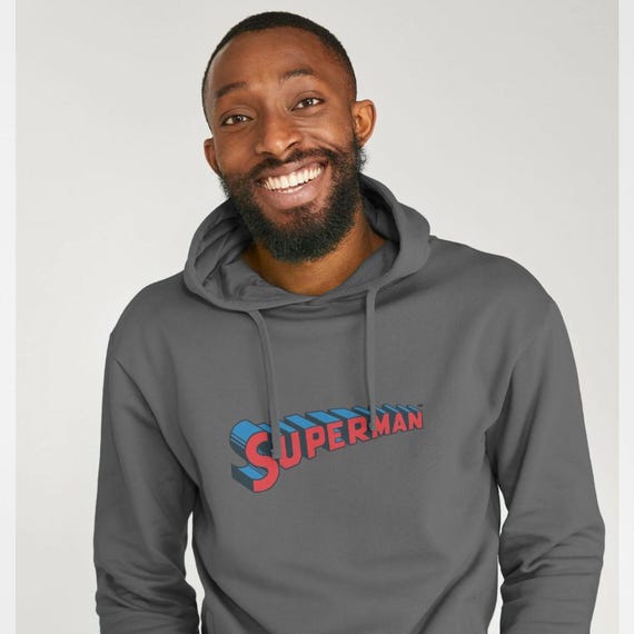 【激レア】00s Supreme Superman Logo Sweat L Superman Logo Slate Grey Hoodie - Etsy