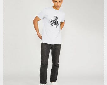 The Powerpuff Girls Official Monchrome Graphic T-shirt