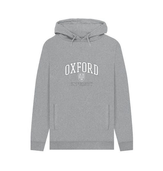 Oxford University Official Crest Grey Graphic Hoodie - Etsy
