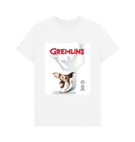 Gremlins Poster White Graphic T-shirt - Etsy