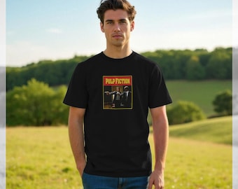 Pulp Fiction Official Jules Black Graphic T-shirt