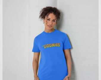 The Goonies Official Movie Graphic Blue T-shirt