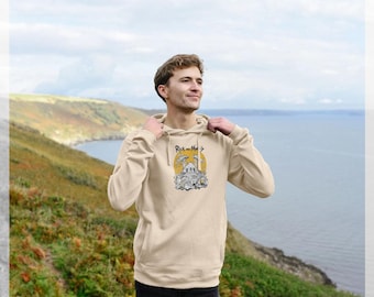 Rick And Morty Official 'Rest And Ricklaxation' Oat Graphic Hoodie
