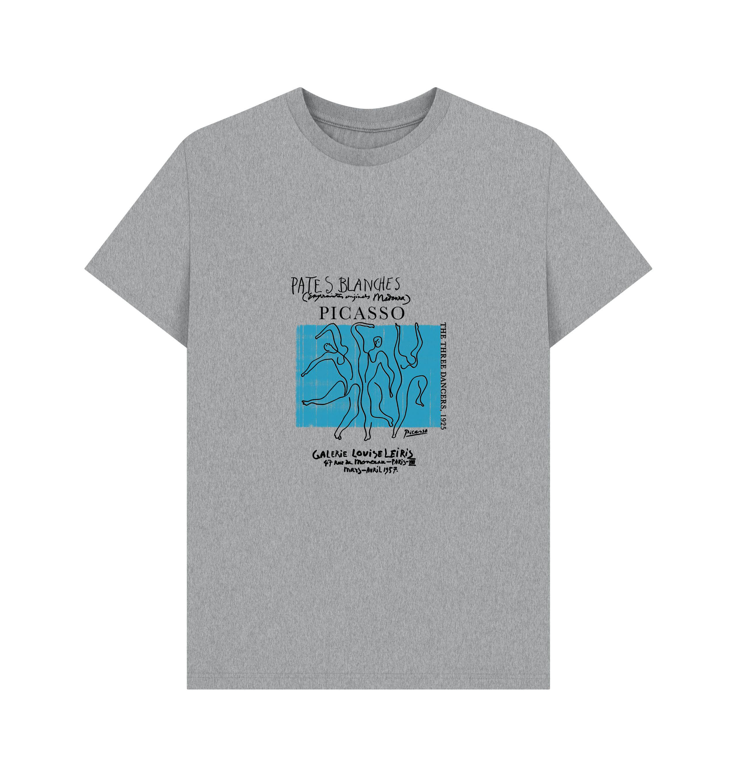 ピカソ「三人の踊り子」ヘザーグレーTシャツ - Etsy 日本