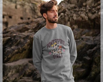 Bluza z nadrukiem w kolorze szarym z napisem „Atomówki”