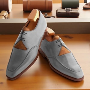 Grey Derby Shoes - Etsy display picture 1