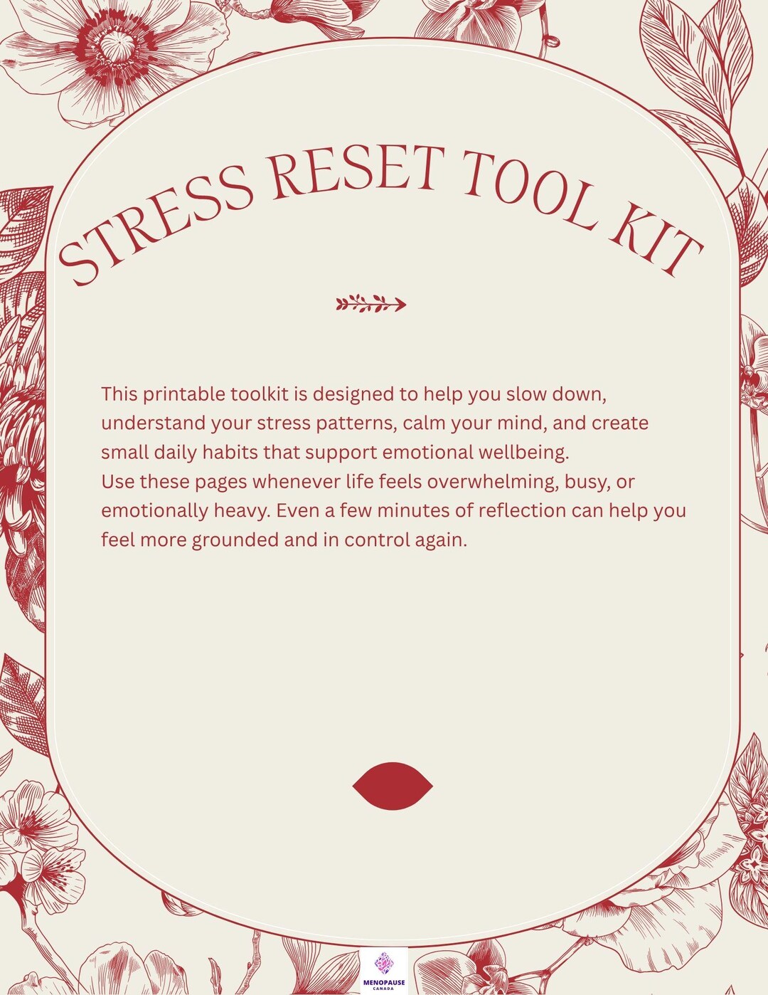 Stress Reset Routine Stress Reset Toolkit A4 Printable Bundle - Etsy