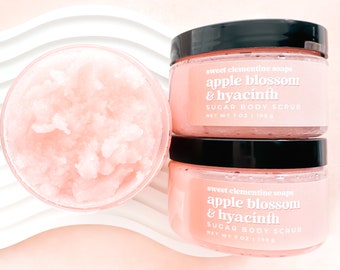 Apple Blossom and Hyacinth Sugar Body Scrub