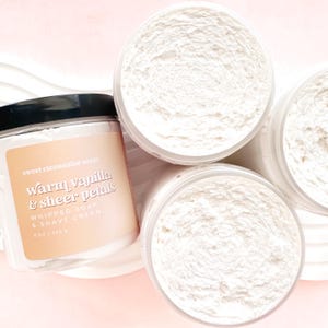 Warm Vanilla Whipped Soap and Shaving Cream