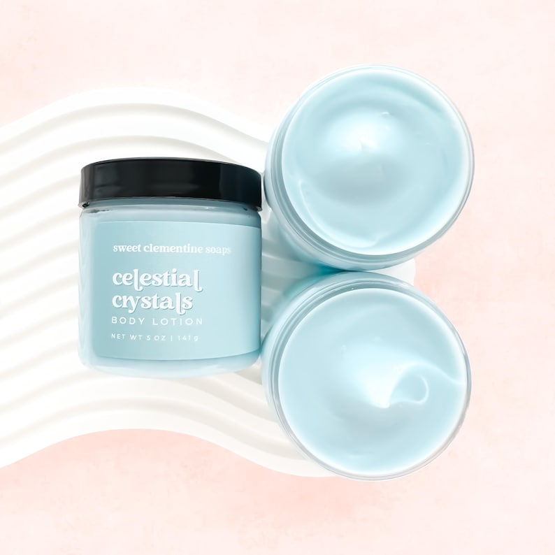 Celestial Crystals Body Butter Lotion | Shea Butter and Aloe Cream (5 ...