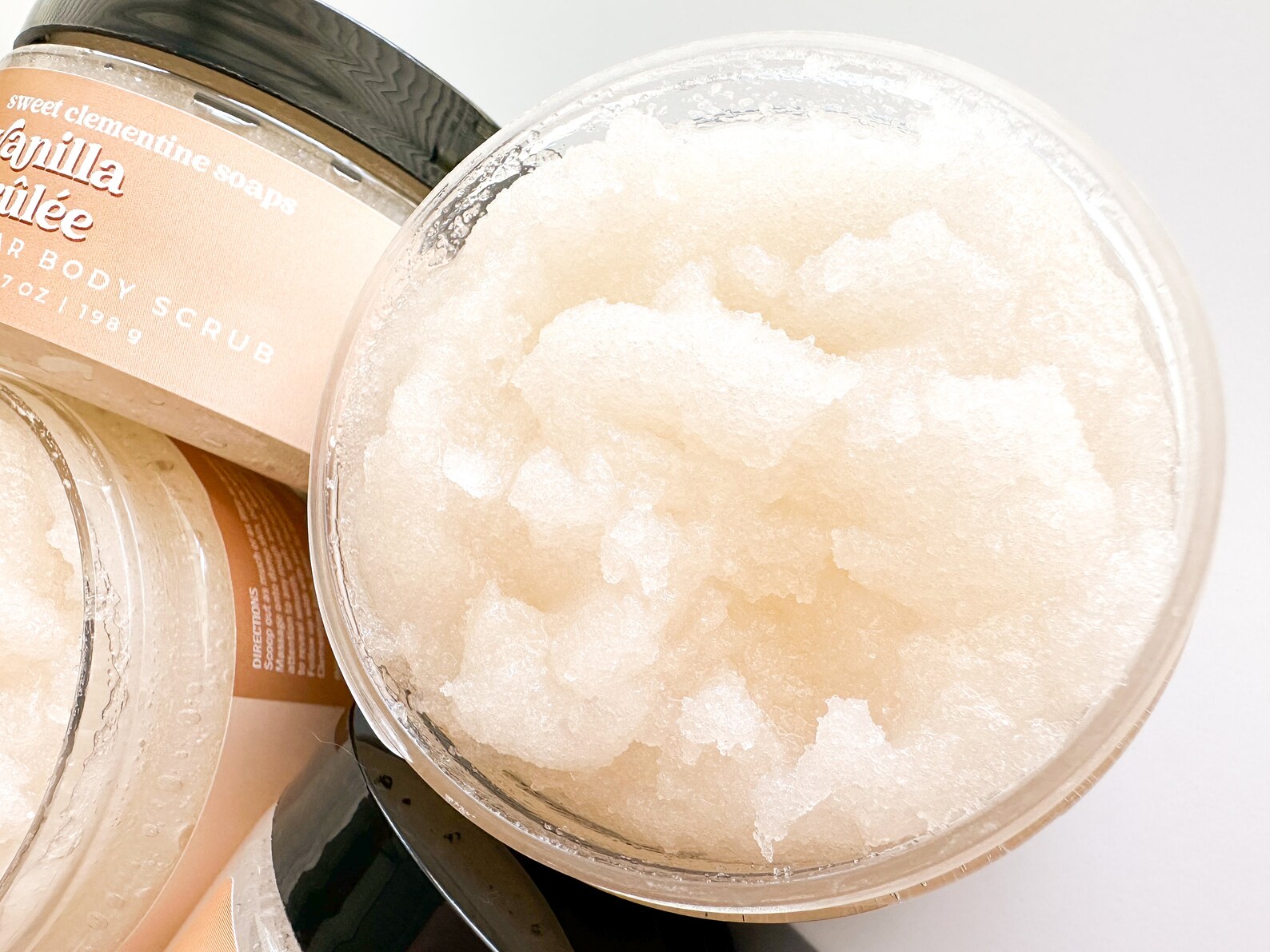 Vanilla Brulee Body Scrub Sugar Scrub Hand Scrub Foot Etsy